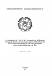 La constitución de Cádiz de 1812, la constitución del Reino de Portugal de 1822, la constitución del Imperio de Brasil de 1824 y la constitución Argentina de 1826 como precedentes de la constitución uruguaya de 1830 vignette