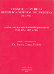 Constitución de la República Oriental del Uruguay de 1967 con las reformas constitucionales parciales de 1989, 1994, 1997 y 2004 vignette