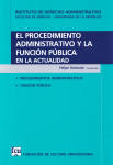 El procedimiento administrativo y la función pública en la actualidad vignette