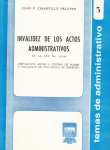 Invalidez de los actos administrativos en la ley nº 15.524 vignette