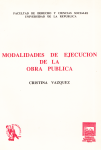 Modalidades de ejecución de la obra pública vignette