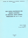 Dos cartas pastorales del Obispo Castañiza de Durango, Nueva España, publicadas en 1817 y 1818 vignette