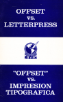 Offset vs. letterpress vignette