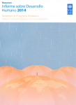 Resumen informe sobre desarrollo humano 2014. Sostener el progreso humano vignette