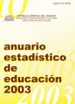 Anuario estadístico de educación 2003 vignette