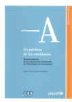 En palabras de los estudiantes. Sistematización de los Encuentros Nacionales de Estudiantes del Consejo de Educación Secundaria. Paso Severino 2008-2011 vignette