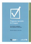 Programa aprender de Uruguay. Las visiones y opiniones de los maestros y directores vignette