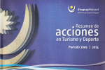 Resumen de acciones en turismo y deporte vignette