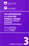 Una aproximación a la relación pobreza y género. Estructuras y prácticas de género en trabajadores pauperizados vignette