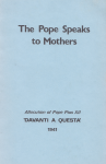 The Pope speaks to mothers vignette