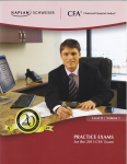 Practice exams for the 2011 CFA Exam vignette