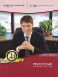 Practice exams for the 2011 CFA Exam vignette