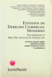 Estudios de derecho comercial moderno vignette
