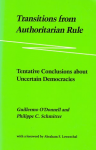 Transitions from authoritarian rule. Tentative conclusions about uncertain democracies vignette