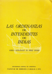 Las ordenanzas de intendentes de Indias vignette
