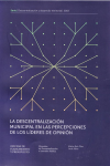 La descentralización municipal en las percepciones de los líderes de opinión vignette