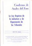 La ley orgánica de la Judicatura y de Organización de los Tribunales vignette