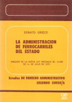 Análisis de la ley orgánica de la Administración de Ferrocarriles del Estado. vignette