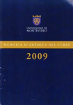 Memoria académica del curso 2009 vignette