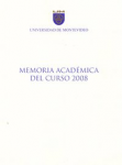 Memoria académica del curso 2008 vignette