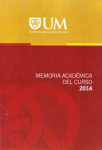 Memoria académica del curso 2014 vignette