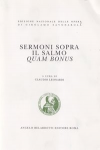 Sermoni sopra il salmo Quam Bonus vignette