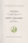 Lettere ; Scritti apologetici vignette