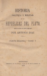 Historia política y militar de las repúblicas del plata vignette