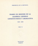 Diario de sesiones de la Asamblea General Constituyente y Legislativa 1828-1830 vignette
