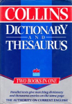 The new Collins dictionary and thesaurus in one volume vignette