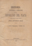 Historia política y militar de las repúblicas del plata vignette