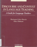 Discourse and context in language teaching vignette