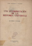 Una interpretación de la historia universal vignette