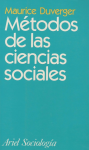 Métodos de las ciencias sociales vignette