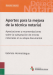 Aportes para la mejora de la técnica notarial vignette