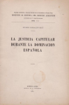 La justicia capitular durante la dominación española vignette