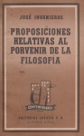 Proposiciones relativas al porvenir de la filosofía vignette
