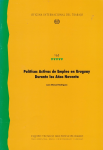 Políticas activas de empleo en Uruguay durante los años noventa vignette