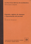 Cogestión, régimen de empresas y representación del personal vignette