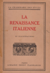 La renaissance italienne vignette