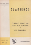 Cursillo sobre los derechos humanos y sus garantías vignette