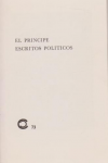 El príncipe escritos políticos vignette