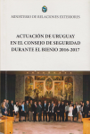 Actuación de Uruguay en el Consejo de Seguridad durante el bienio 2016-2017 vignette
