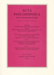 Acta Philosophica vignette