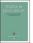 Studia et Documenta vignette